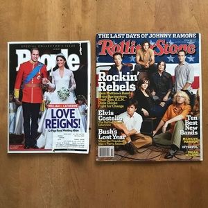 People and Rollingstone Magazines